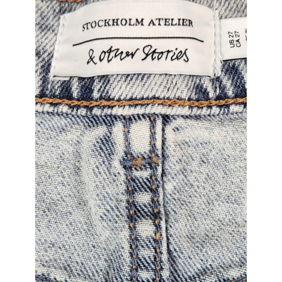 Stockholm Atelier‎ & Other Stories Women's Denim Bermuda Amanda shorts Size 27 - Picture 8 of 9
